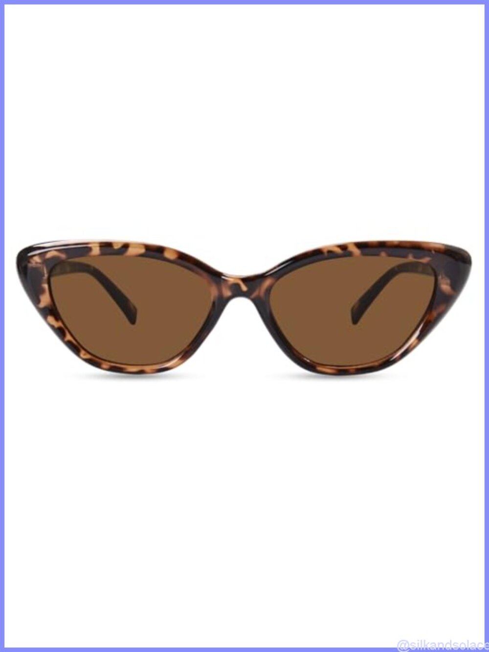 Cat Eye Sunglasses for Women Vintage Narrow Cateye UV Protection